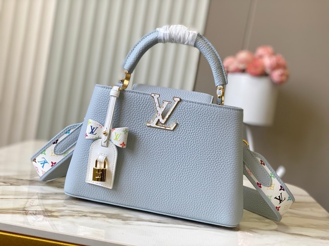 Louis Vuitton NEW LV x TM Capucines M28338 blue