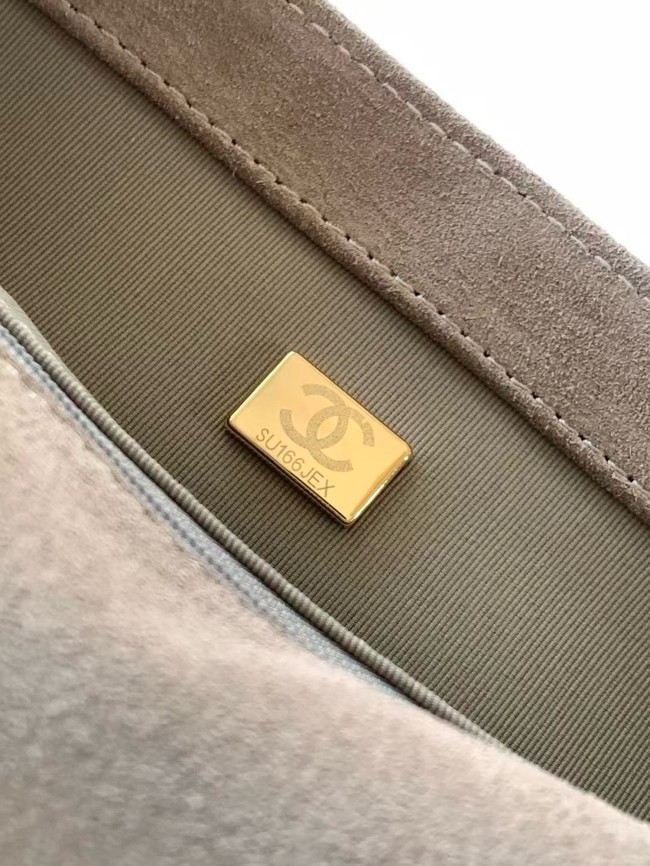 CHANEL Classic Handbag AS5991 gray