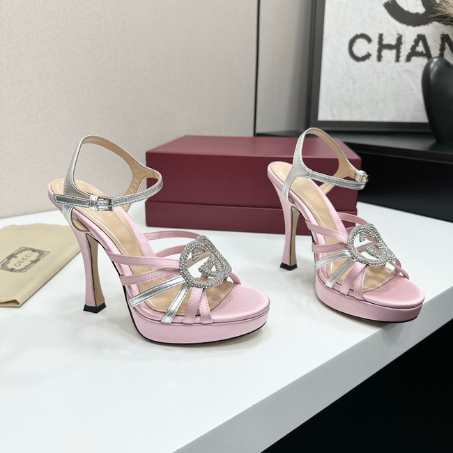 GUCCI Womens pump with crystal Interlocking G 21045-8