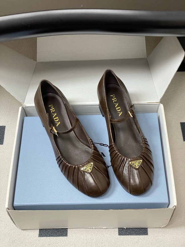 PRADA leather ballerinas 21055-3