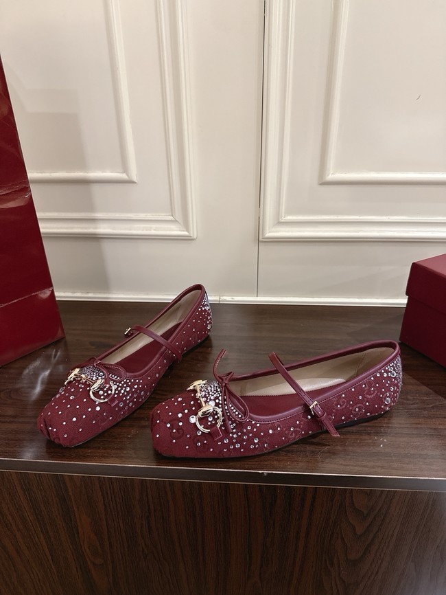 GUCCI Womens Vittoria ballerina 21068-3