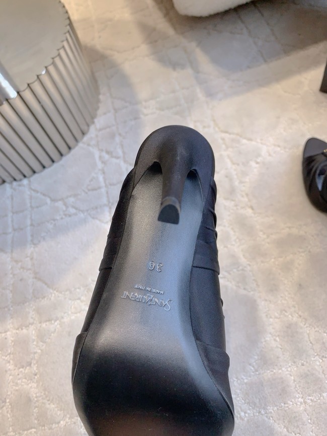 Saint Laurent EMILIE mules in satin crepe G1097-4