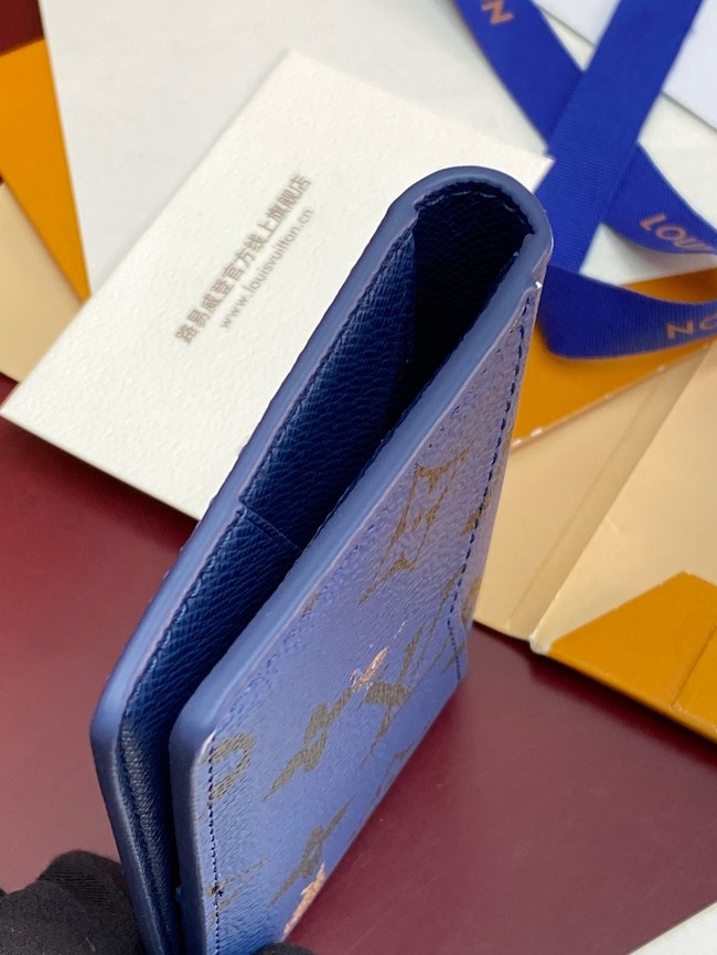 Louis Vuitton Passport Cover M27052 blue