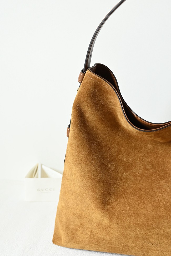 Gucci Beatrix large tote bag 850546 Variation brown suede