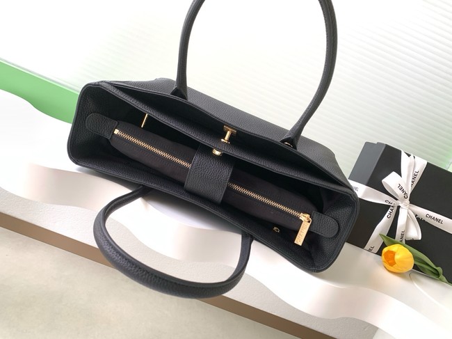 CHANEL Medium Tote Bag AS2157 black&gold-Tone Metal