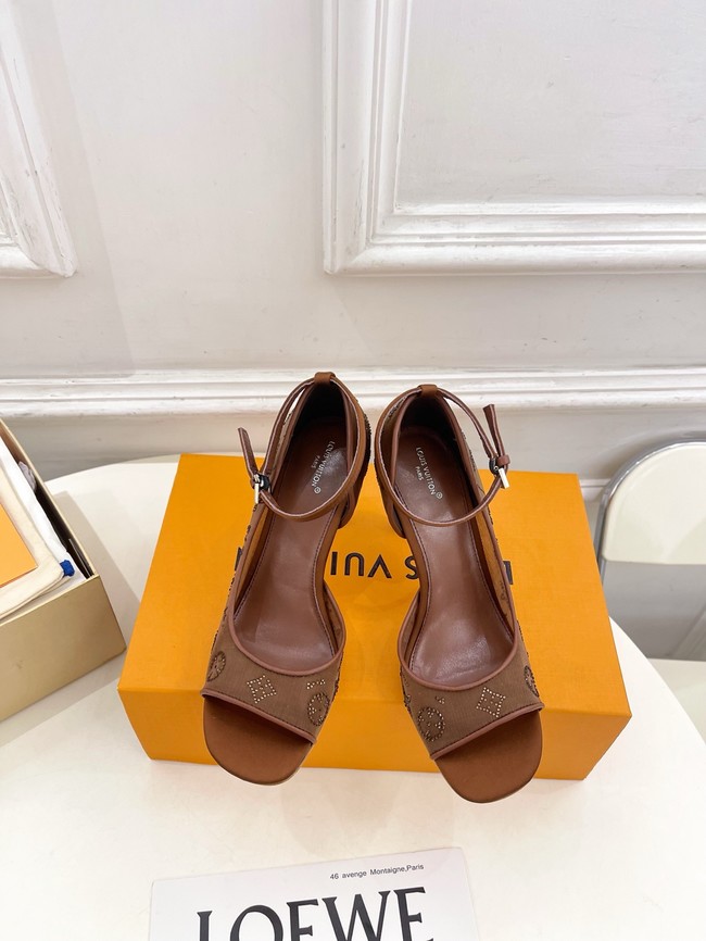 Louis Vuitton Heel 8.5CM sandals 55701-1