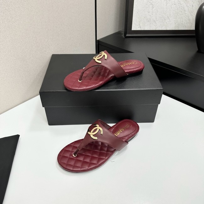 Chanel Thongs Lambskin 55745-3