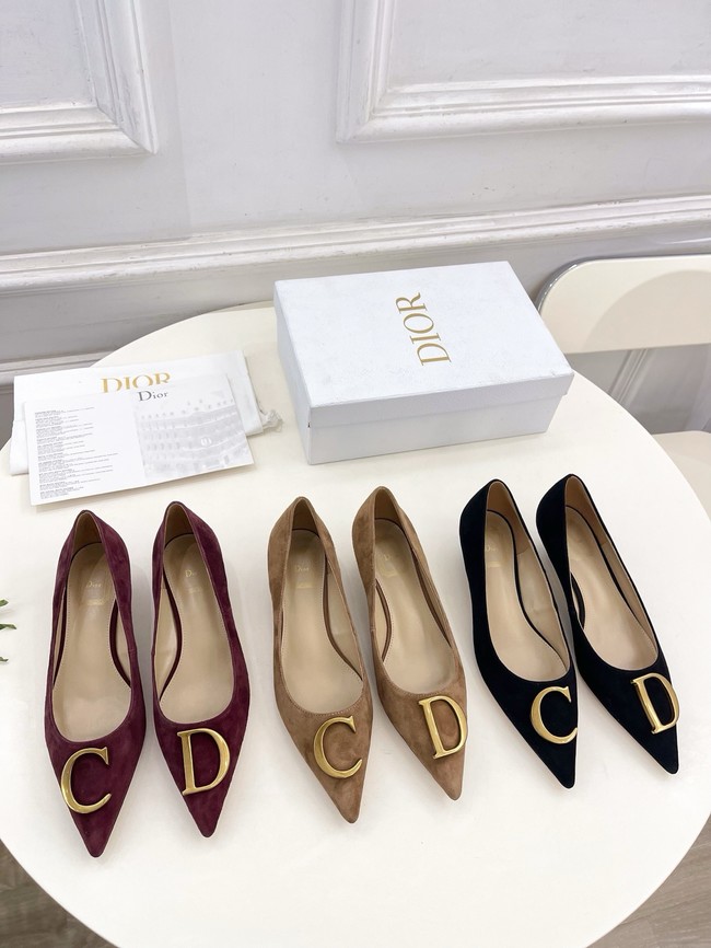 Dior Initials Pump Suede Goatskin 55746-2