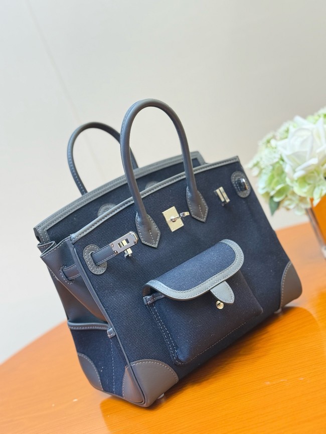 Hermes Birkin Toile & Cuir H6987-10