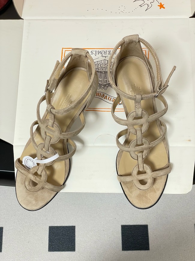 Hermes Sandals Heel 7.5CM 66931-6