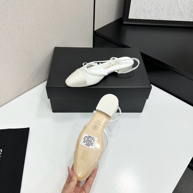 Chanel Slingbacks Mesh & Grosgrain 66938-6