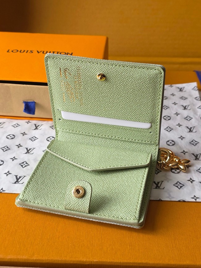 Louis Vuitton Charms Pocket Wallet M27679 Green Asnieres