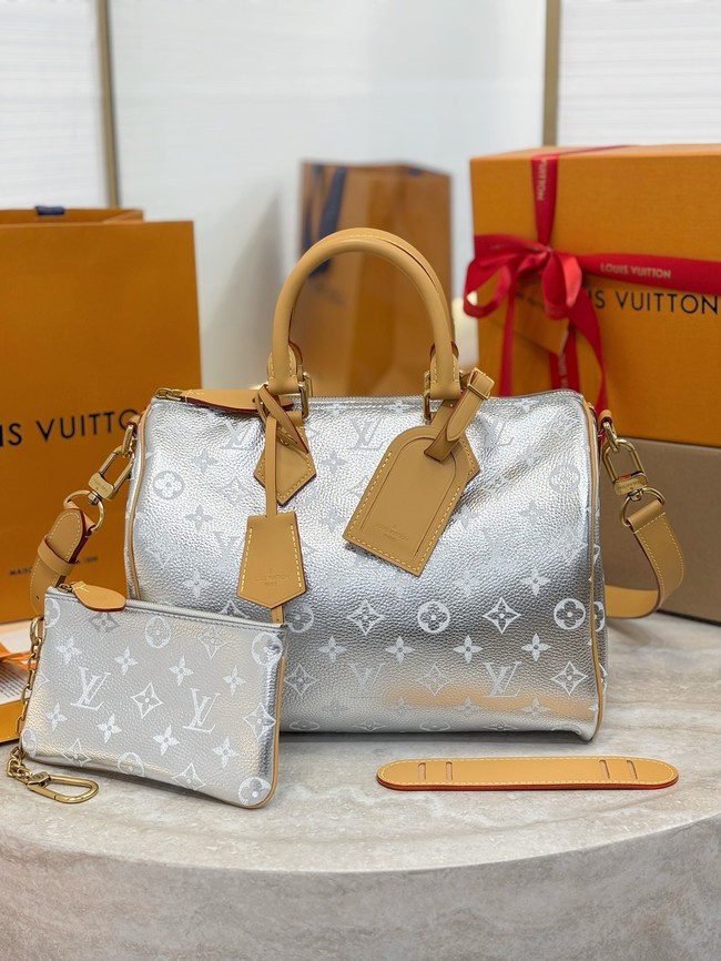 Louis Vuitton Speedy Bandouliere M2A422 Silver