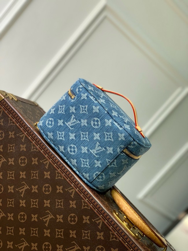 Louis Vuitton NEW Nice Mini M27946 Blue Denim