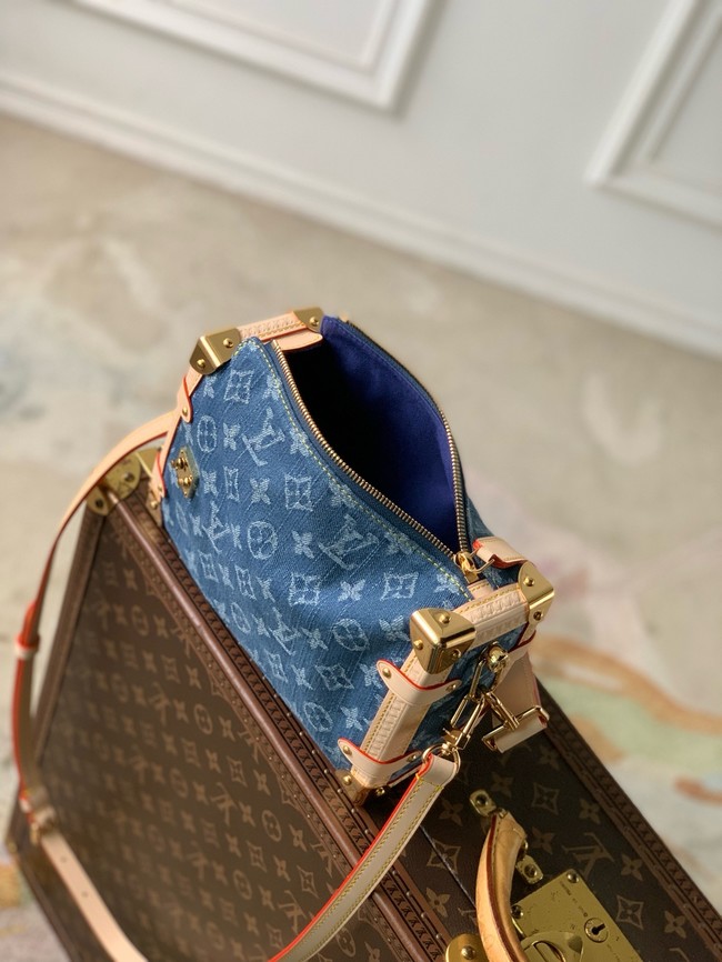 Louis Vuitton Side Trunk MM M57450 Blue Denim