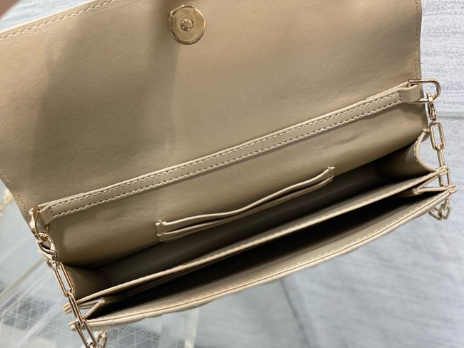 My Dior Mini Bag Cannage Lambskin S0984PU dark beige