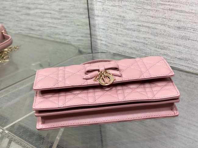 My Dior Mini Bag Cannage Lambskin S0984PU pink