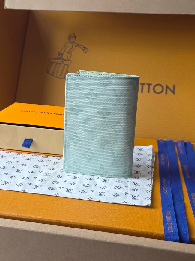 Louis Vuitton Passport Cover M27613 Green Asnieres
