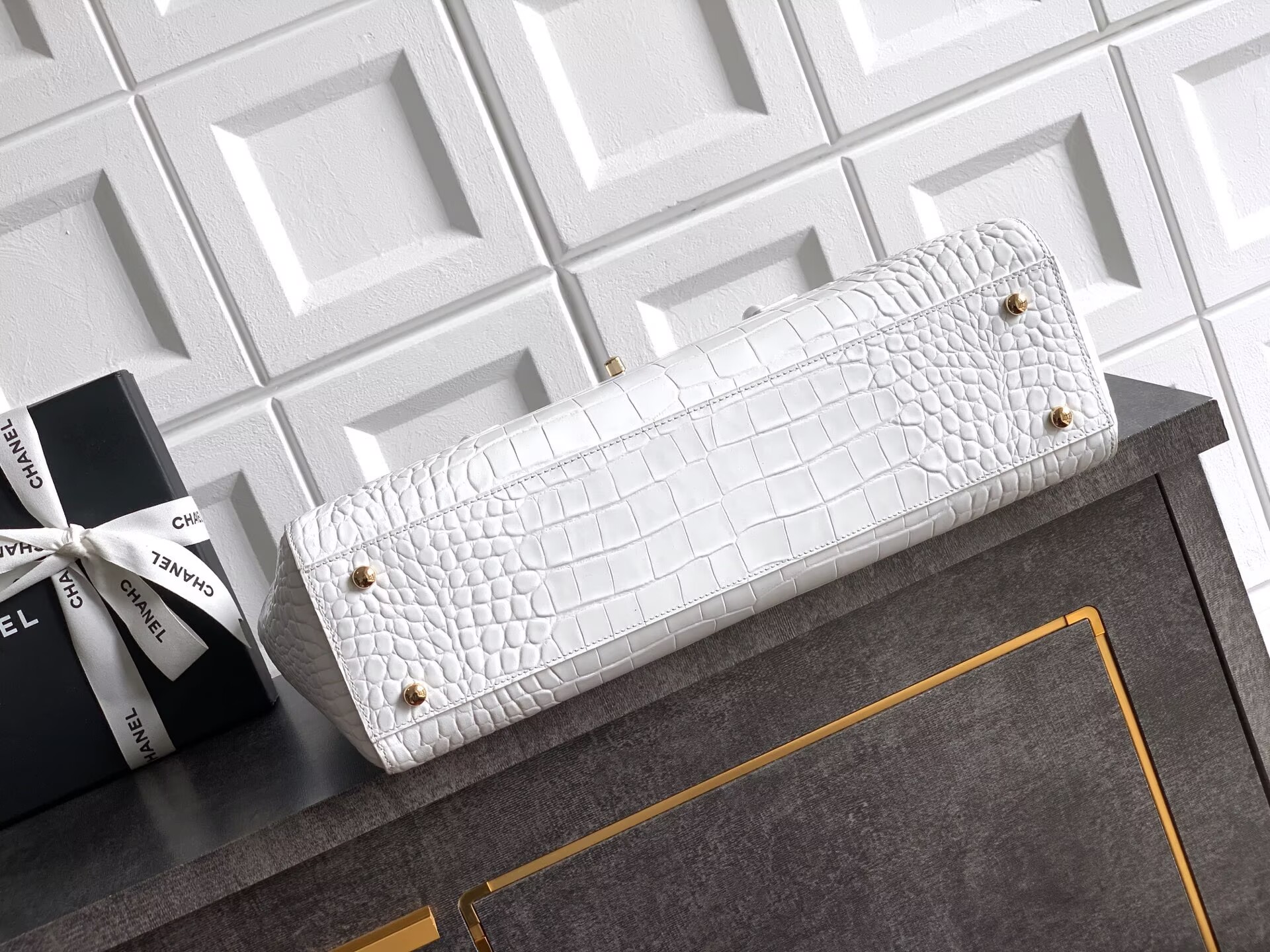 Chanel 2026SS Original Crocodile Leather A31021 White