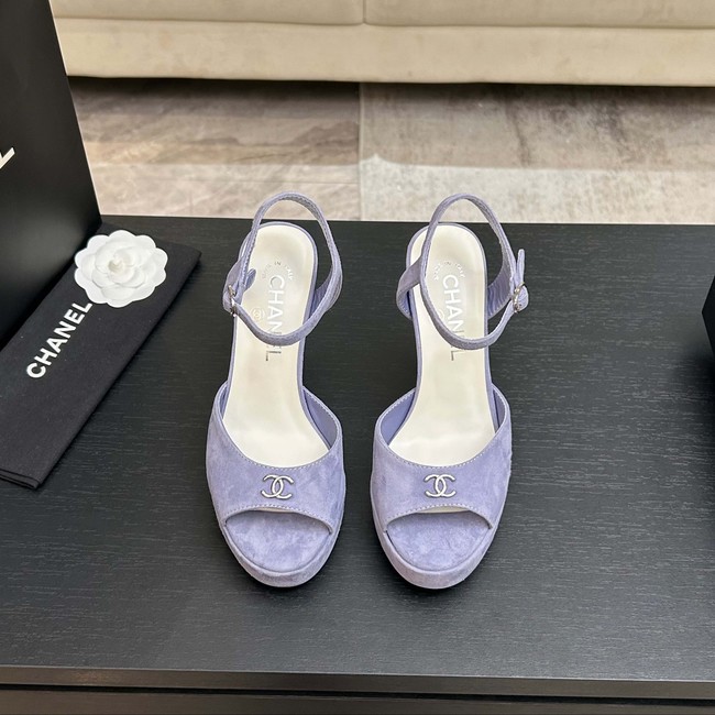Chanel Sandals Laminated Lambskin 11CM 66966-2