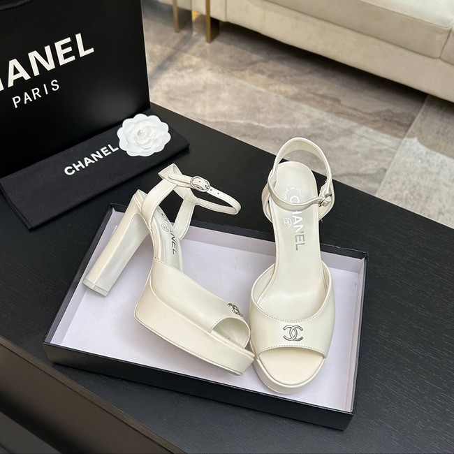 Chanel Sandals Laminated Lambskin 11CM 66966-6