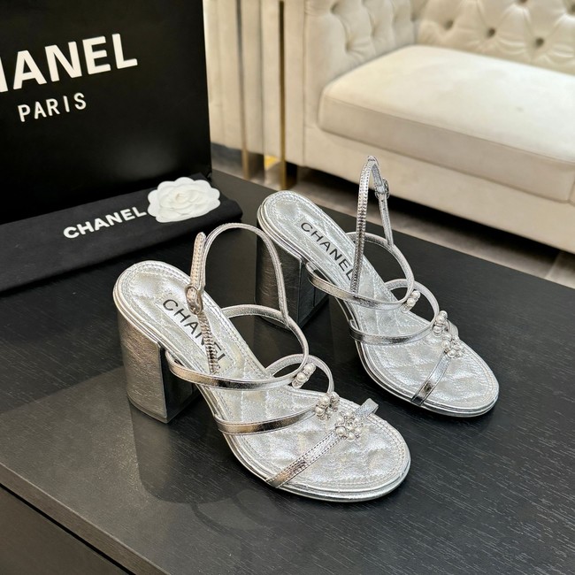 Chanel Sandals Laminated Lambskin 95mm G46964-4