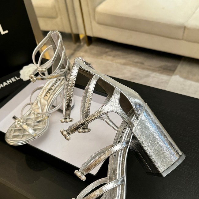 Chanel Sandals Laminated Lambskin 95mm G46999-3