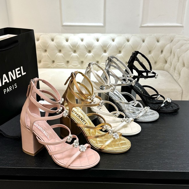 Chanel Sandals Laminated Lambskin 95mm G46999-4