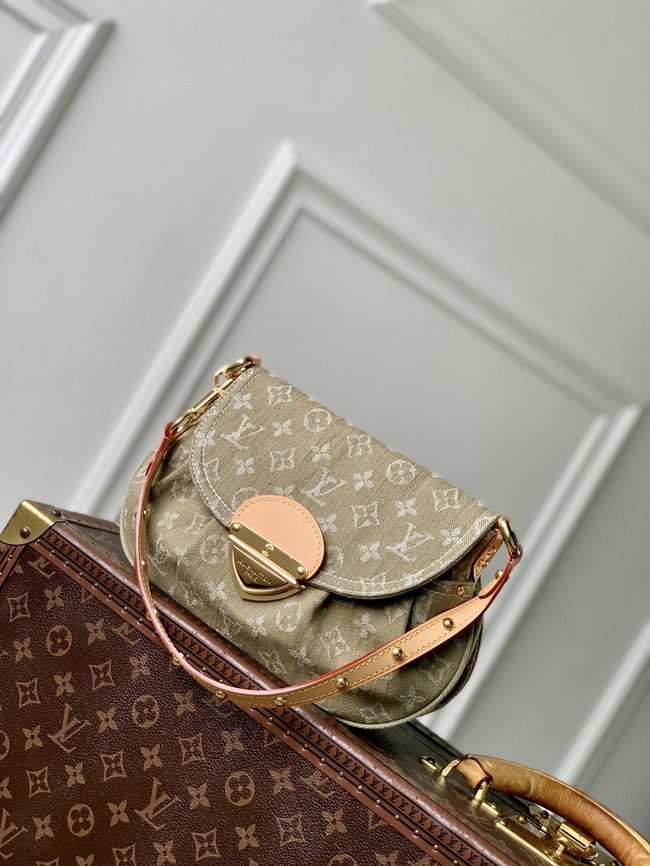 Louis Vuitton NEW Sunset M27210 Khaki Denim