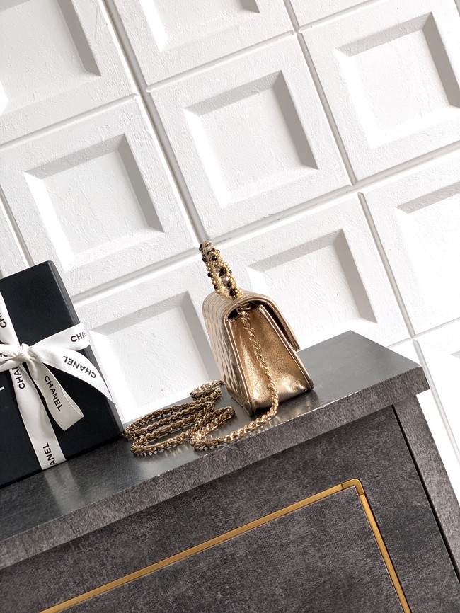 Chanel Clutch With Chain AP4975 Light Golden