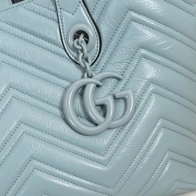 Gucci GG Marmont medium tote bag 855279 blue