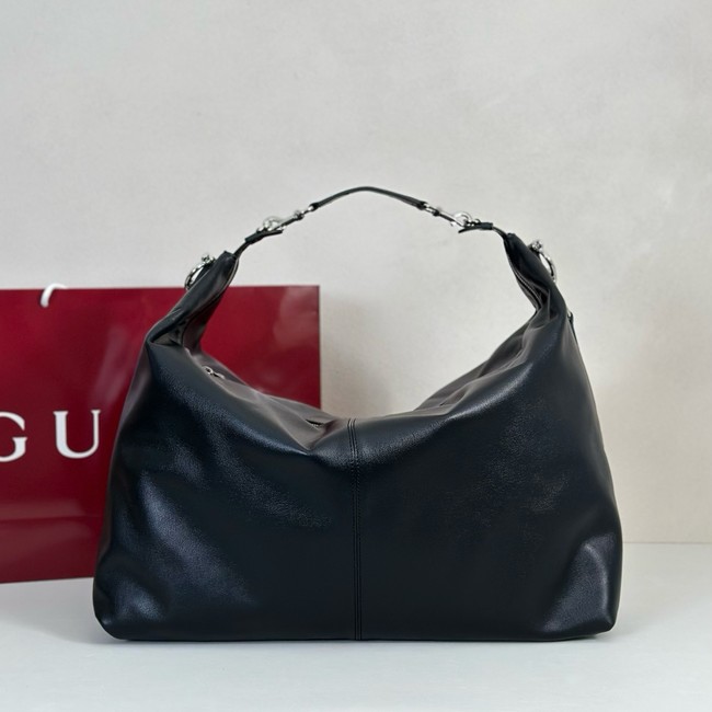 Gucci Brera large crossbody bag 864485 black leather