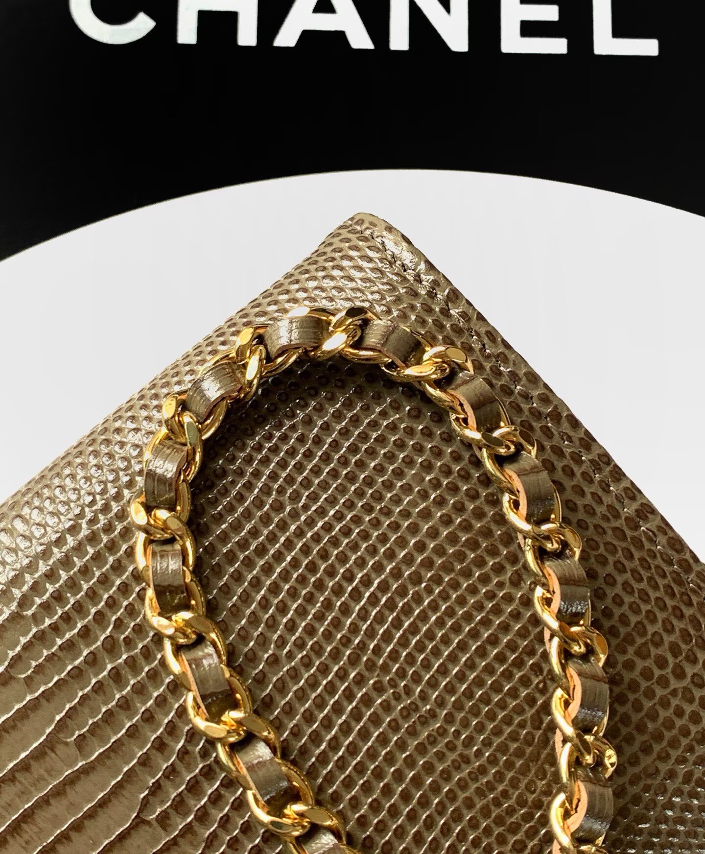 Chanel 26A Original Leather CC Handbag A6430 Khaki