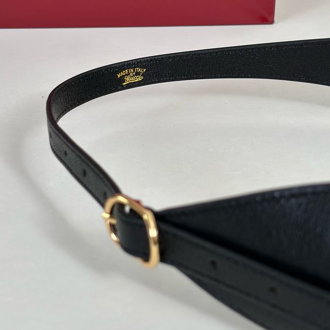 Gucci Jackie 1961 medium shoulder bag leather 863136 black