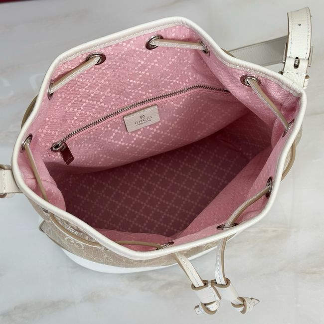 Gucci Venice small bucket bag 875237 white