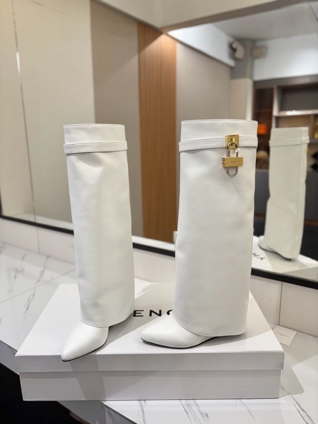 Givenchy High Boots Calfskin Heel 8.5CM 64150-1