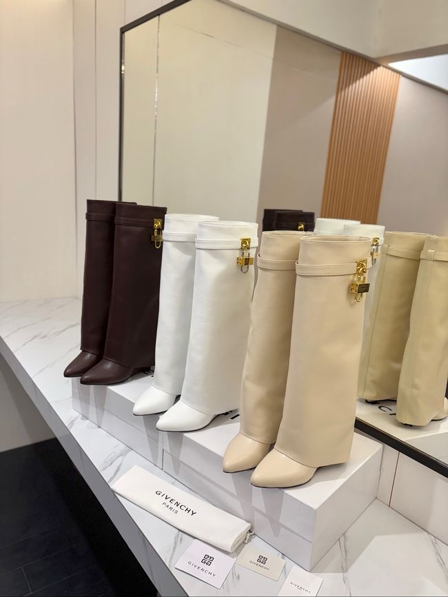 Givenchy High Boots Calfskin Heel 8.5CM 64150-1