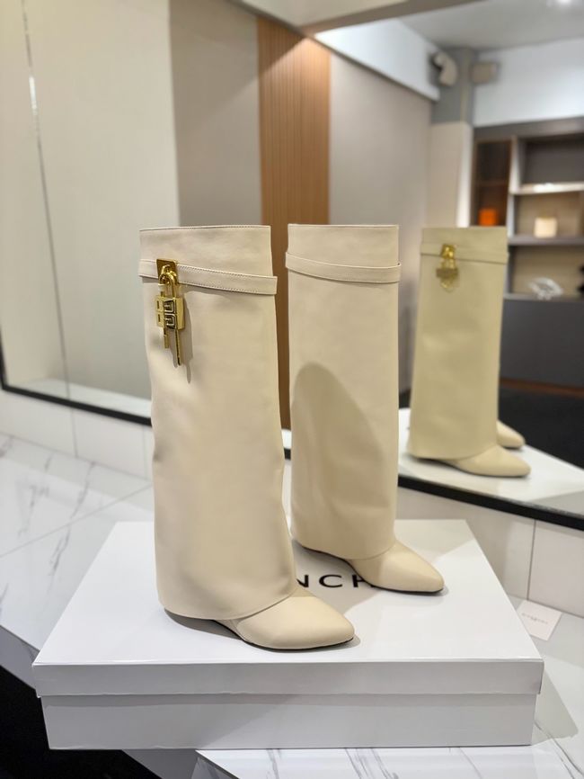 Givenchy High Boots Calfskin Heel 8.5CM 64150-2