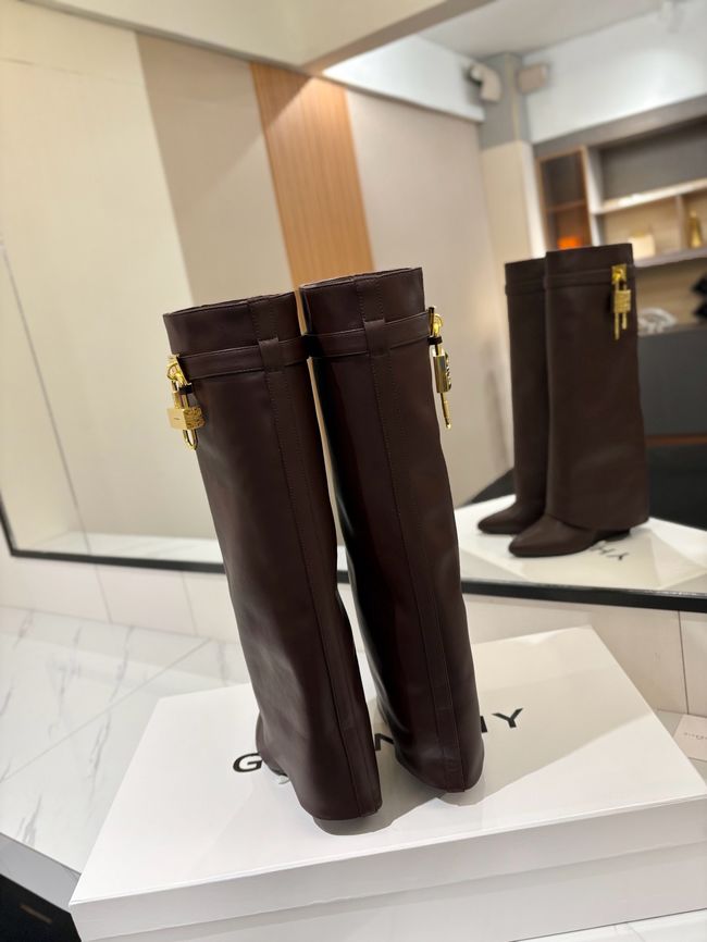 Givenchy High Boots Calfskin Heel 8.5CM 64150-3