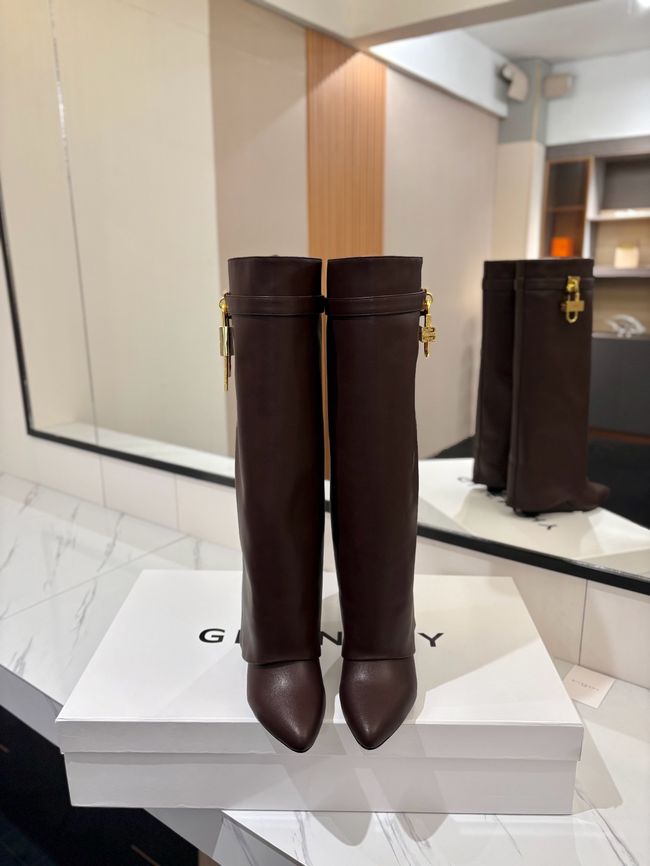 Givenchy High Boots Calfskin Heel 8.5CM 64150-3