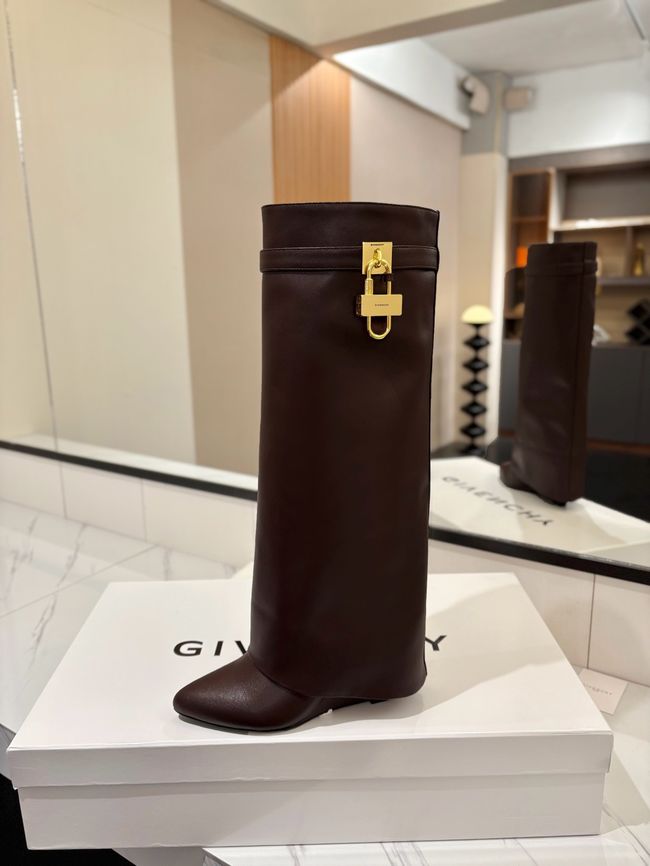 Givenchy High Boots Calfskin Heel 8.5CM 64150-3