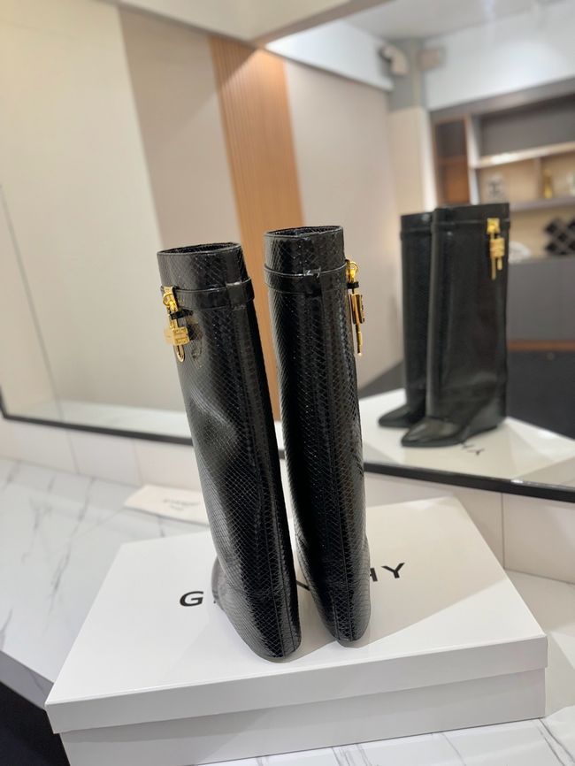 Givenchy High Boots Calfskin Heel 8.5CM 64150-4