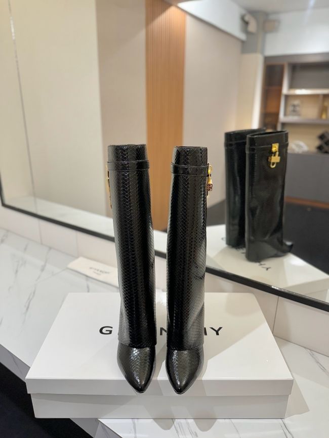 Givenchy High Boots Calfskin Heel 8.5CM 64150-4