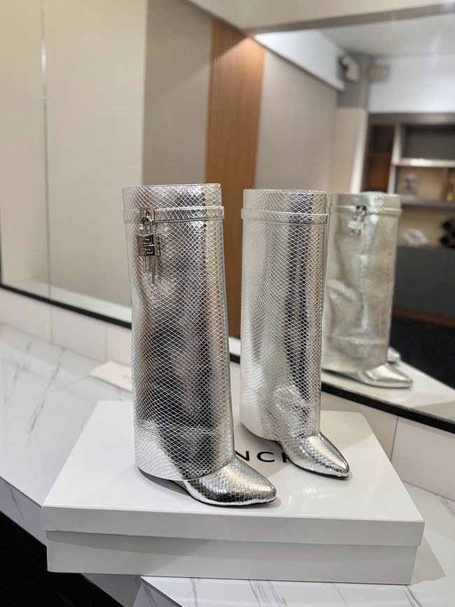 Givenchy High Boots Calfskin Heel 8.5CM 64150-5