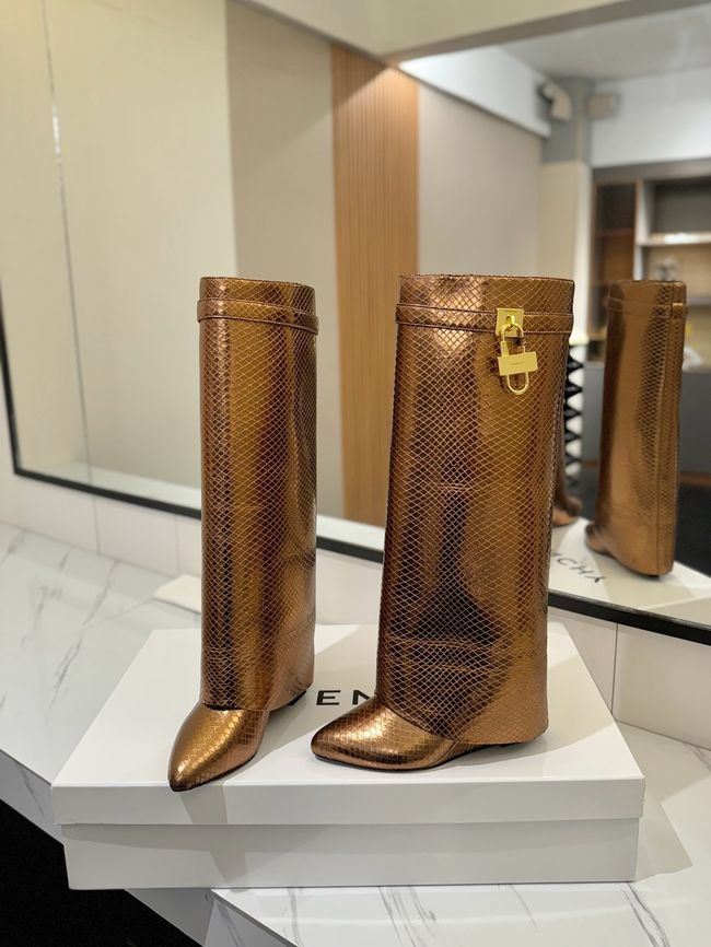 Givenchy High Boots Calfskin Heel 8.5CM 64150-6