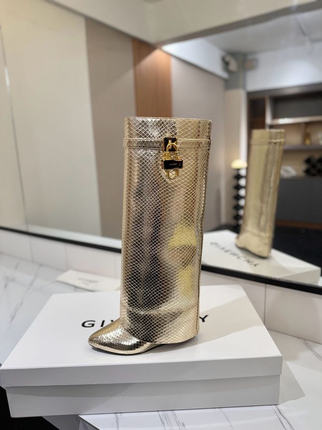 Givenchy High Boots Calfskin Heel 8.5CM 64150-8