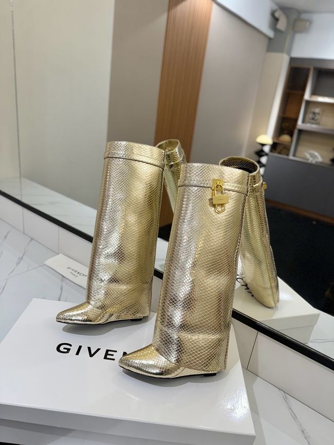 Givenchy High Boots Calfskin Heel 8.5CM 64150-8
