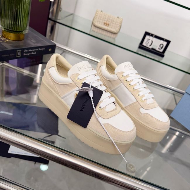 Prada Downtown Bold Re-Nylon and suede sneakers 1E792M-3