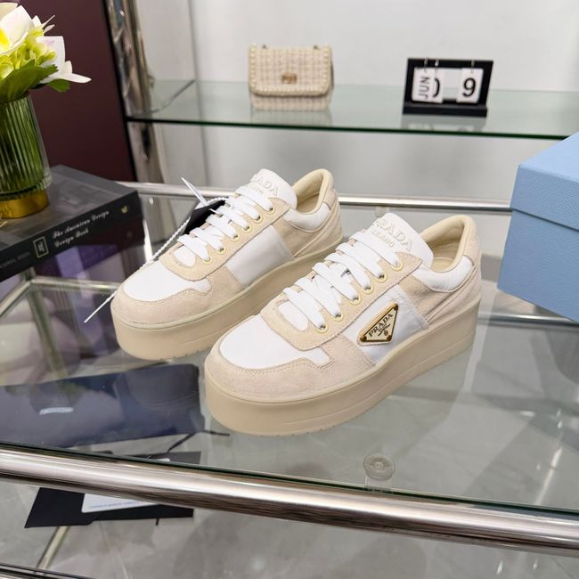 Prada Downtown Bold Re-Nylon and suede sneakers 1E792M-3