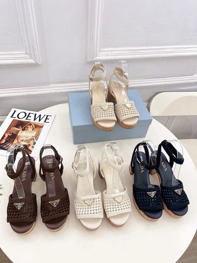 Prada Rubber platform sandals 1X267O-1